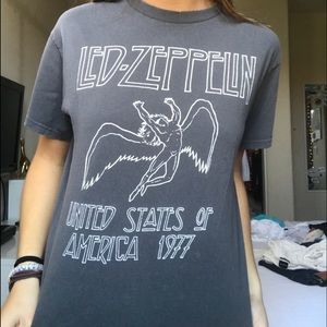brandy melville led zeppelin shirt